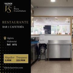 Traspàs Local Comercial a La Carrasca. 0572  estupendo cafeteriabar restaurante en algiros universidad