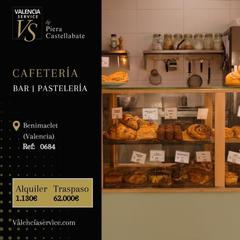 Traspàs Local Comercial a Barrio de Benimaclet. 0684  cafeteríapastelería bar en benimacletprimado reig