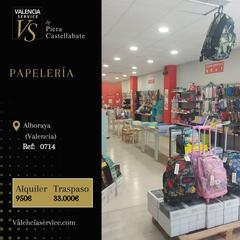 Traspàs Local Comercial a Ausias March. 0714  papelería en alboraya centro
