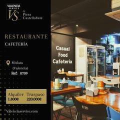 Trapasso Locale commerciale in La Constitución-Canaleta. 0709  restaurante  cafetería en pleno centro de mislata