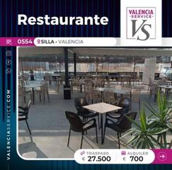 Traspàs Local Comercial a Silla. 0554restaurante en silla