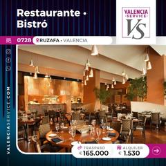 Pas-de-porte Local commercial à Russafa. 0728  estupendo restaurante bistró en ruzafa