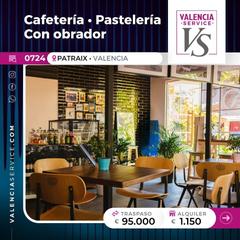 Traspàs Local Comercial a Safranar. 0724  cafetería bar pastelería panadería con obrador en patraix