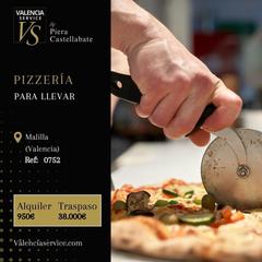 Traspàs Local Comercial a Malilla. 0752  pizzería para llevar en malilla