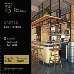 Traspàs Local Comercial a Gran Via. 0737  fantástico gastro bar bistró en cánovas