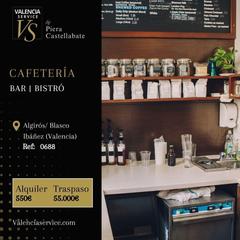 Pas-de-porte Local commercial à L´Amistat. 0688cafetería bar bistró en algiros entre blasco ibáñez y manuel