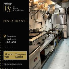 Traspàs Local Comercial a Barrio de Campanar. 0719  estupendo restaurante de autor en campanar