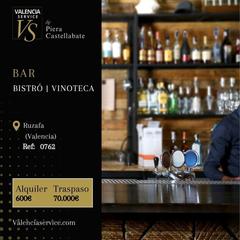 Traspàs Local Comercial a Russafa. 0762   bar bistró vinoteca en esquina en pleno corazón de ruzafa