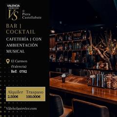 Traspàs Local Comercial a La Seu. 0782  cocktail bar cafetería con ambientación musical en el carm
