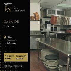 Traspàs Local Comercial a Centro. 0790  casa de comidas en chiva