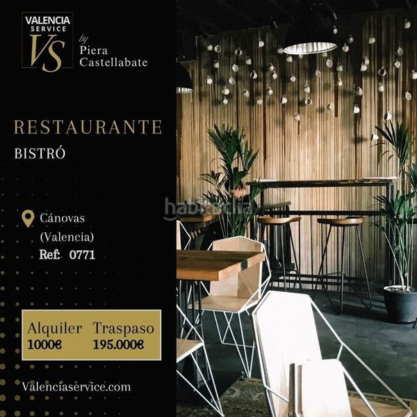 Foto 32b6e760-839a-4a9f-9481-403fd633be17. Traspaso local comercial 0771 fantastico restaurantebar bistró en cánovas en Valencia