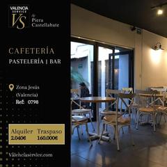 Traspàs Local Comercial a La Raïosa. 0798  cafetería pastelería bar en esquina en zona jesús