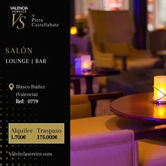 Traspàs Local Comercial a Ciutat Jardí. 0779  salón loungetapascocktailsbar en blasco ibañezalgiros