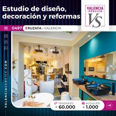 Traspàs Local Comercial a Russafa. 0497- estudio de diseño, decoración y reformas  en ruzafa