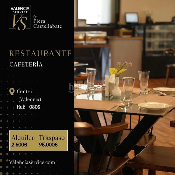 Foto 4fcd3c20-5cca-4ed4-ad07-f17672634834. Traspaso local comercial 0805 restaurante cafetería en pleno centro leixample en Valencia