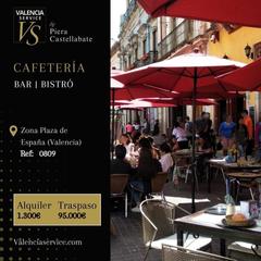 Traspàs Local Comercial a La Roqueta. 0809  cafetería bar bistró en zona plaza de españa