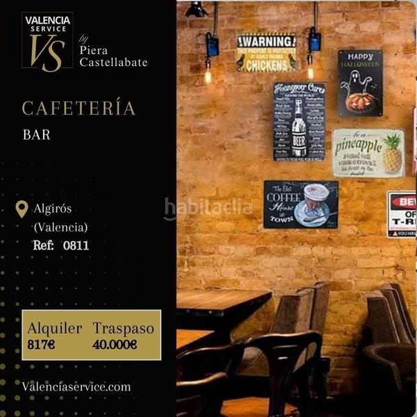 Foto 83152463-665d-4d44-b7da-fbcaf3fd0bf6. Traspaso local comercial 0811 cafetería bar en algiros blasco ibañez en Valencia