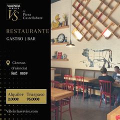 Traspàs Local Comercial a Gran Via. 0859  restaurante gastro bar en cánovas