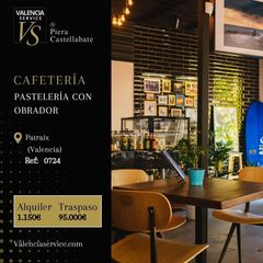 Traspàs Local Comercial a Safranar. 0724  cafetería bar pastelería panadería con obrador en patraix