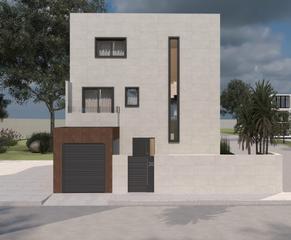 Casa pareada en La Cárcaba-El Encinar-Montemolinos. Sistema steel framing - vivienda adosada de esquina - tipo de pa