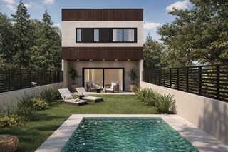 Reihenhaus in Casarrubuelos. Sistema steel framing - vivienda adosada 2 plantas - ampliabl