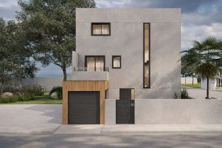 Casa aparellada a La Fortuna. Sistema steel framing - vivienda pareada 2 plantas ( opcion 3 y