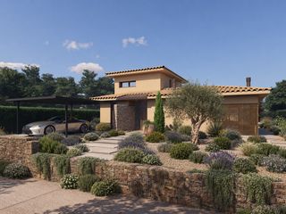 Maison à Navata. Casa en construcción