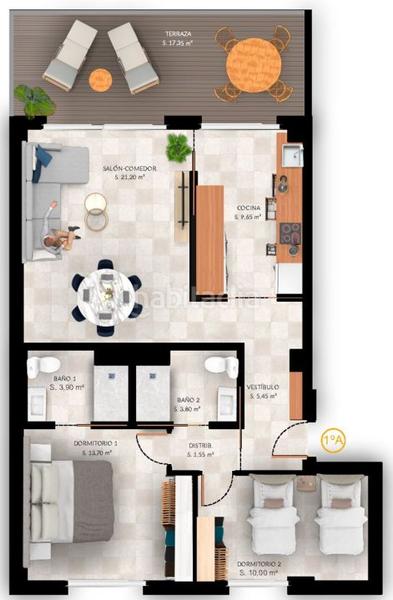 Foto f7350e38-de91-48ee-a309-48bafc5f2786. Apartamento en balcón de Finestrat-terra marina Finestrat