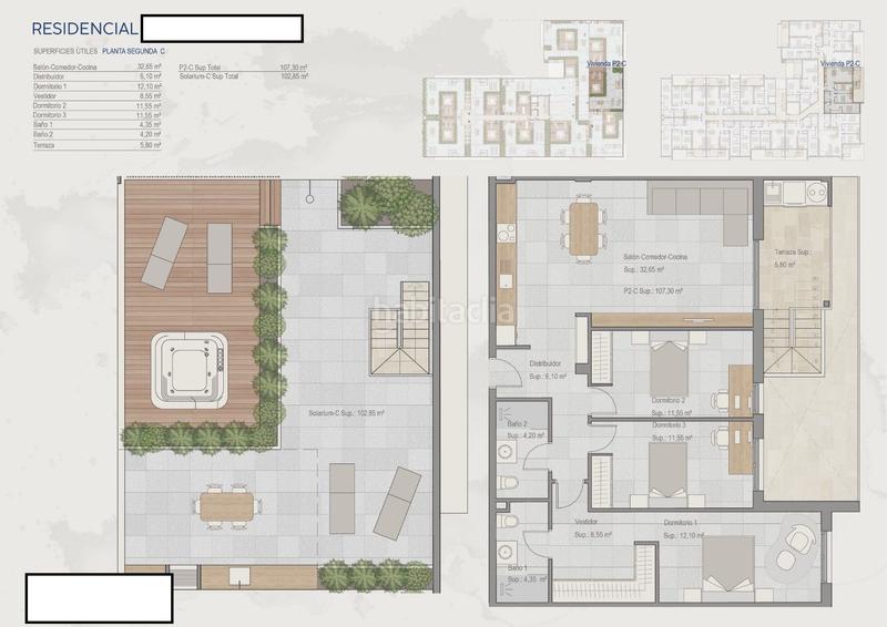 Foto e636d77e-8dee-4ee2-b57e-93d6ae8b1f9f. Dachwohnung mit pool in Torre-Pacheco Torre - Pacheco