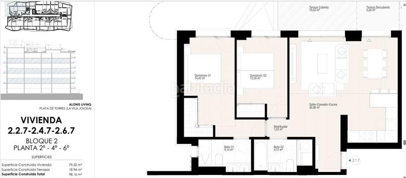 Foto 9272c0e7-e728-439d-bd10-881b79814ee7. Appartement avec parking piscine dans Platja de Torres Vila Joiosa (la)