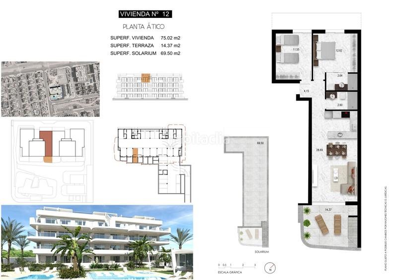 Foto bec43717-68dc-42f3-8634-6c7211647c8b. Attique avec piscine dans Lomas de Cabo Roig - Los Dolses Orihuela