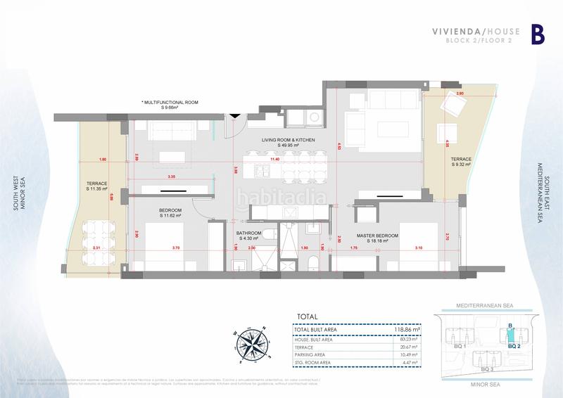 Foto 7f626c61-4d37-40db-820d-066e91b81348. Apartament amb aparcament piscina a Dos Mares Manga del Mar Menor (La)