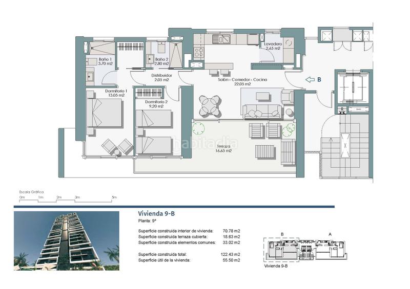 Foto dc9d2838-774d-4b2c-89fd-07dbef902312. Apartament amb piscina a Rincón Bajo Benidorm