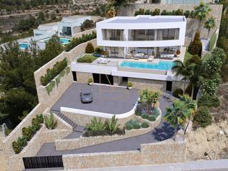 Xalet a La Empedrola. Impresionante villa de lujo de nueva construcción con vistas al
