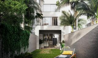 Casa en Carrer de l'arquitecte puig i cadafalch 58. Casa unifamiliar de obra nueva en antic poble de sant pere con g