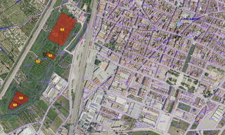 Terreno residencial en Barxeta 51. Conjunto de 5 suelos en zona industrial sin urbanizar