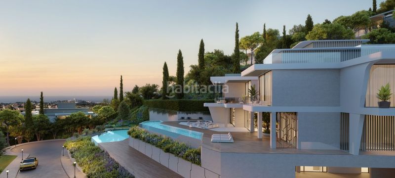 Foto fbcc39b8-901d-42a6-b0b1-d4a18ad3483b. Chalet villa de lujo de 4 dormitorios y 4 baños con piscina infinita y hermosas vistas panorámicas. en Benahavís