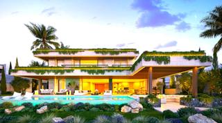 Chalet à Benahavís pueblo. Lujosa construcción en venta en lo alto de la quinta
