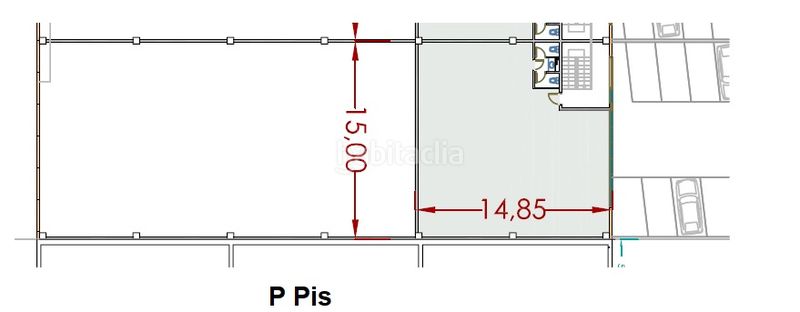 Foto b9467a2b-a675-4e3d-acc1-2a2a477a664c. Alquiler nave industrial nau industrial en lloguer, de planta baixa, altell i pati davanter. ubicada a polígon de la mirona. en Salt