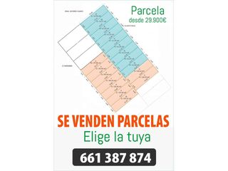 Terreno residencial en Calle mandarín 8. Venta de solar en archena