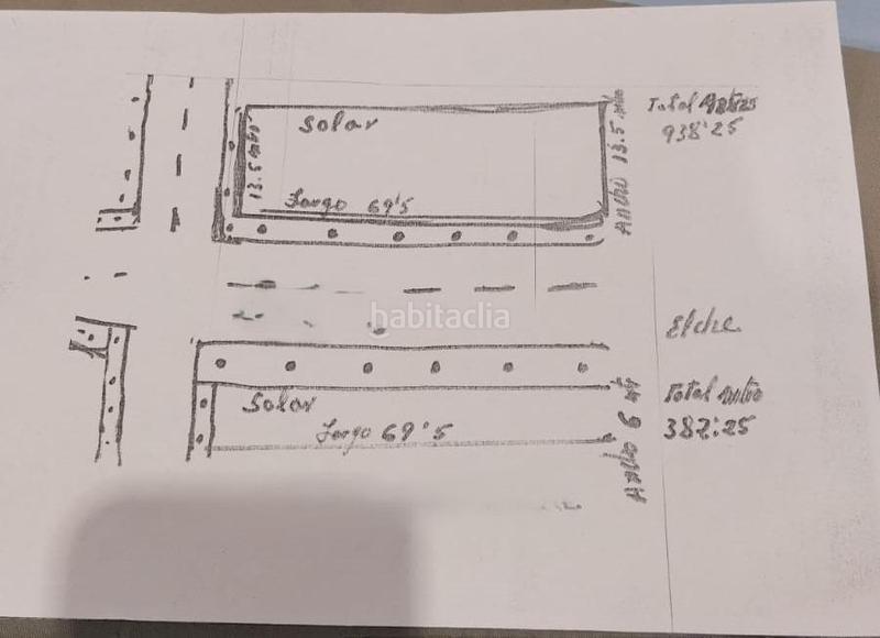 Foto c16dbf1c-0915-41c4-84b1-6bdaa10b178c. Terreno residencial amplio solar cerca del laljub en Elche / Elx