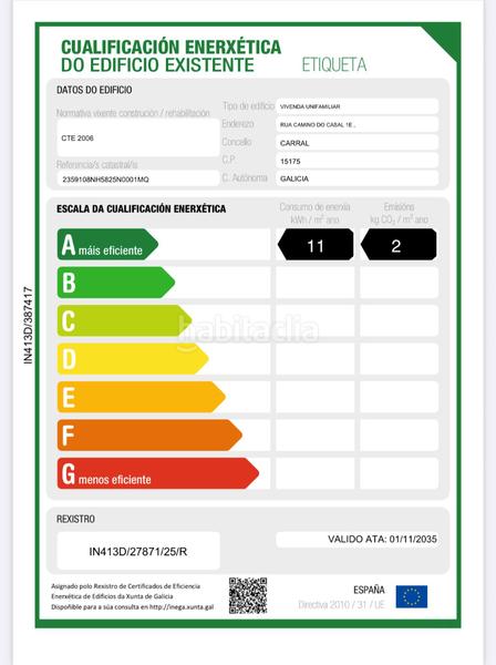 Foto eda577fe-9799-4b30-8a28-f7aeb310f227. Chalet in camiño do casal 2 in Carral
