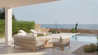 Casa aparellada a Villaricos. Residencial maren  villas de lujo en primera línea de cala paniz