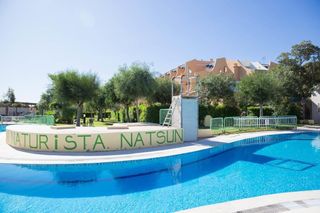 Flat in Vera Playa Naturista. Planta baja en primera línea de playa en urbanización naturista