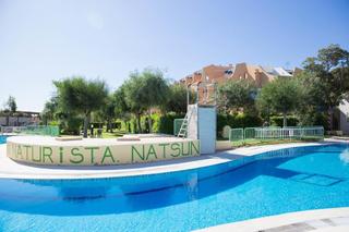 Piso en Vera Playa Naturista. Planta baja en primera línea de playa en urbanización naturista