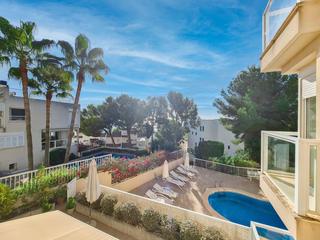 Lloguer Apartament a Cas Català-Illetes. Luminoso y espacioso piso con terraza en complejo de cas catalá.