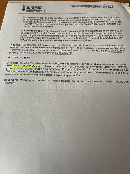 Foto d315d06f-c72e-4afc-b932-e01516343464. Terreny residencial a Benifato
