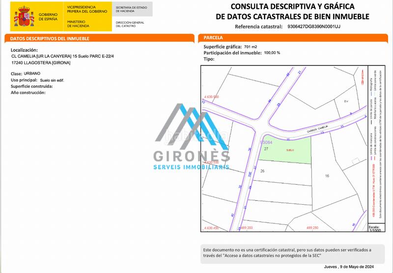 Foto 4a786a5e-f9c0-48a2-a348-dd78f6ab91d1. Terreny residencial a hortensia a Llagostera