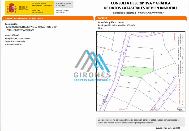 Foto 79502026-bf2c-4631-8fd7-798a6da4f5b6. Wohngrundstück in hortensia in Llagostera