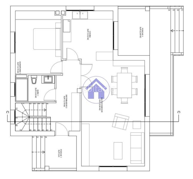 Foto 86703d36-2f19-484f-91f4-e1ddddc5b7a2. Xalet amb calefacció aparcament piscina a Bembrive Vigo